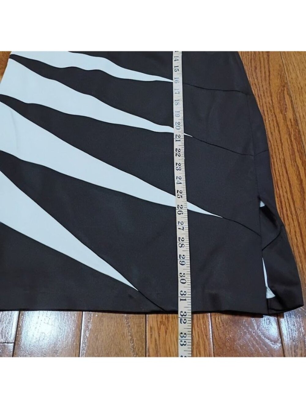 Jax Black & White Sleeveless Bodycon Dress Size 6 With Tags - Picture 10 of 13
